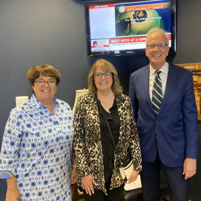 Inclusion Connections Visits with Kansas Senator